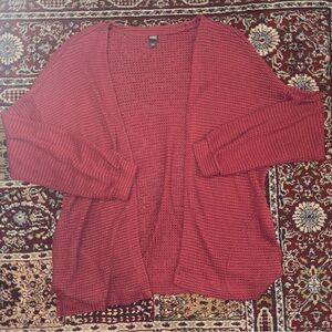 Cozy Red Knit Sweater